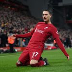 Darwin Núñez: has been in impressive form for Uruguay and will be hoping to help Liverpool produce a big performance against Manchester City at the Etihad. Photograph: Michael Regan/Getty Images